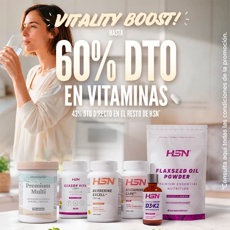 Hasta 60% DTO en Vitaminas