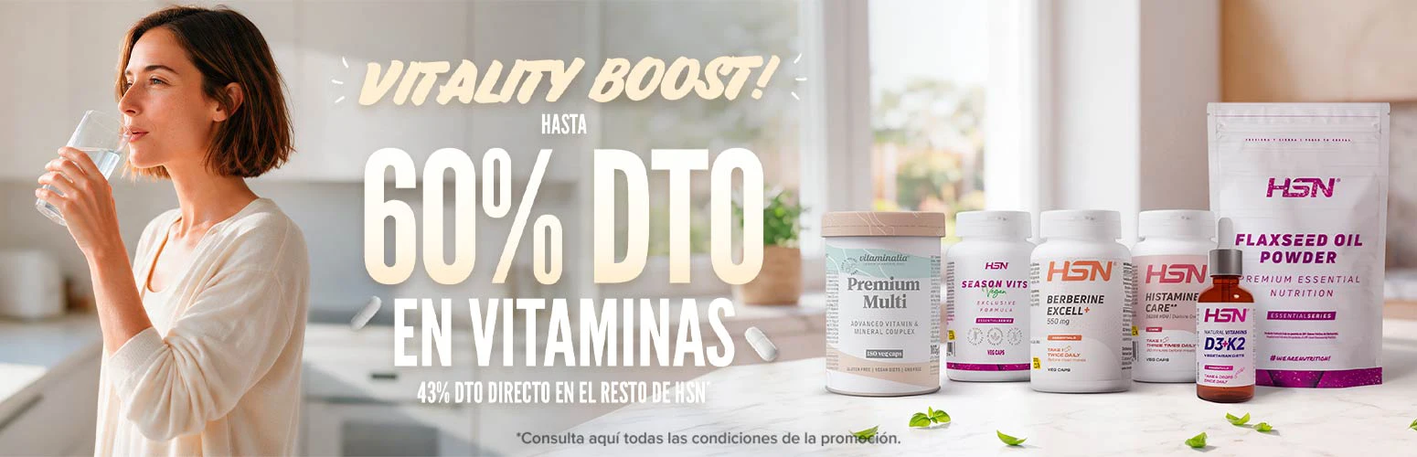Hasta 60% DTO en Vitaminas