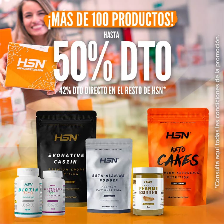 Hasta 50% DTO en M&aacute;s de 100 Productos