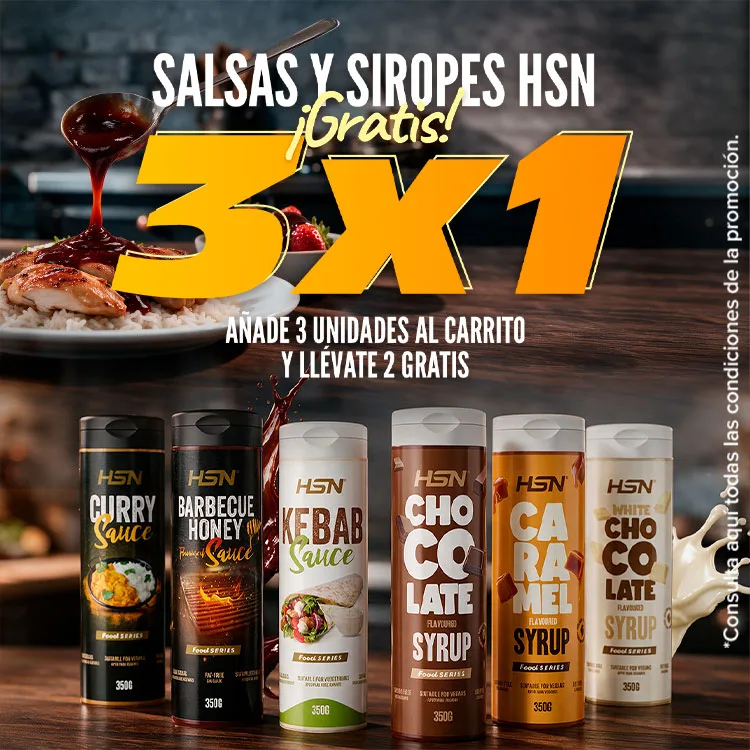 3x1 en Salsas y Siropes