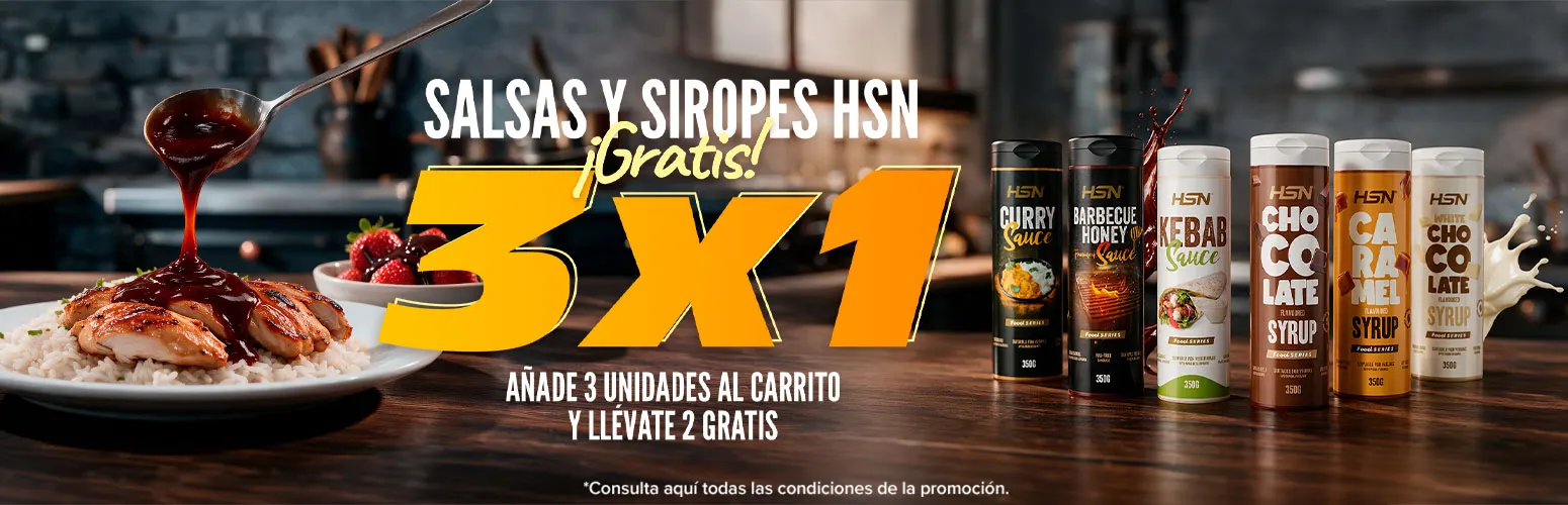 3x1 en Salsas y Siropes