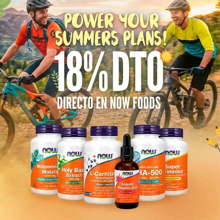 18% DTO Directo en Now Foods