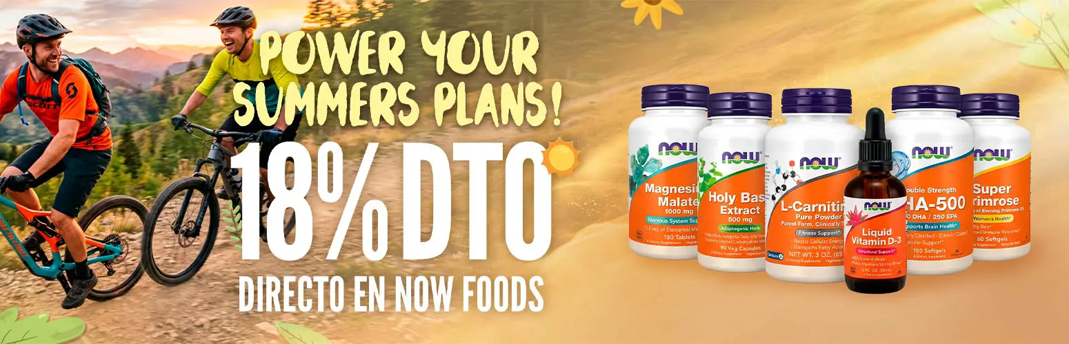 18% DTO Directo en Now Foods