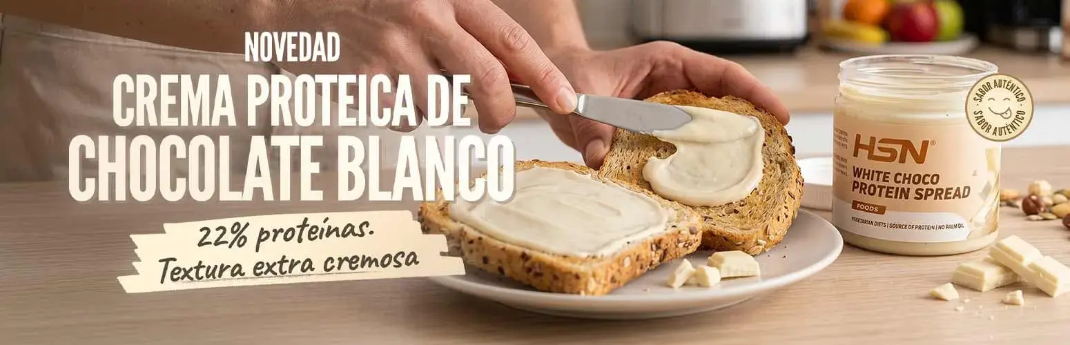 Crema Proteica de Chocolate Blanco de HSN