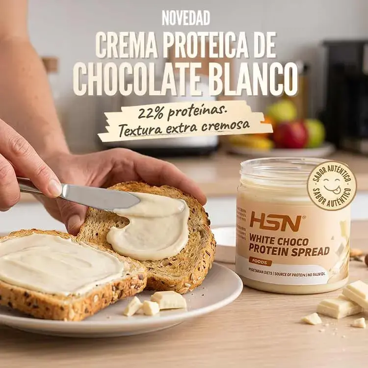 Crema Proteica de Chocolate Blanco de HSN