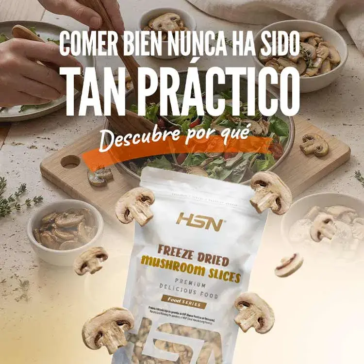 Champi&ntilde;&oacute;n liofilizado en l&aacute;minas de HSN