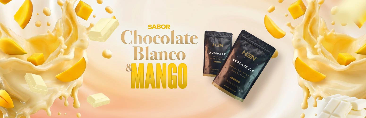 Sabor Chocolate Blanco y Mango
