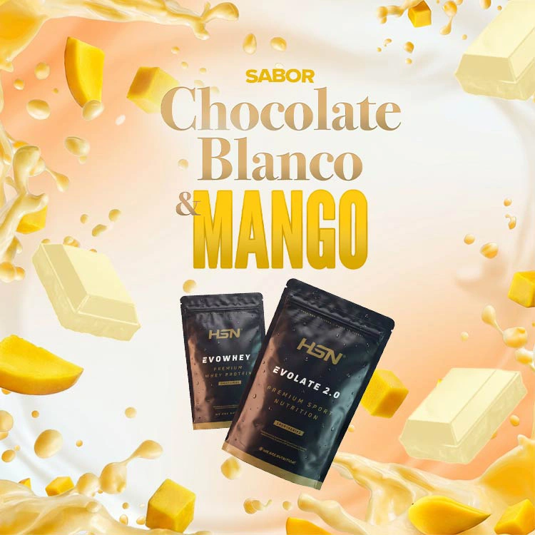 Sabor Chocolate Blanco y Mango