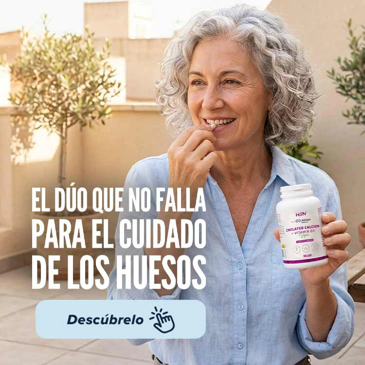 Calcio quelado Albion&trade; + vitamina D3 vegana de HSN