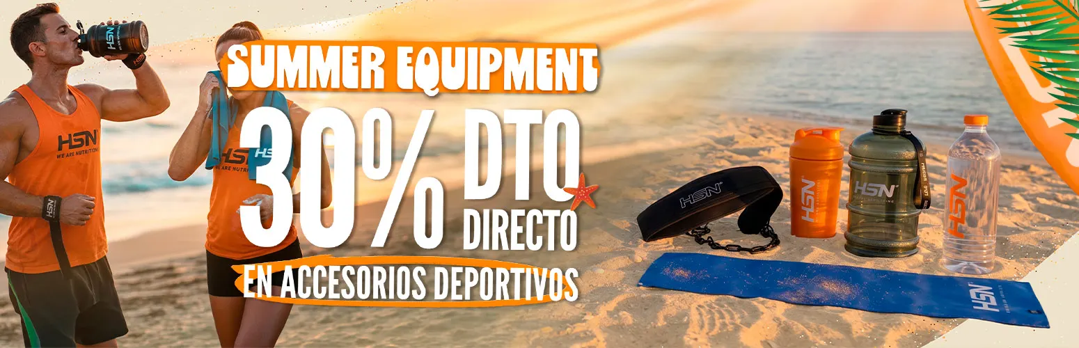 30% DTO Directo en Accesorios Deportivos