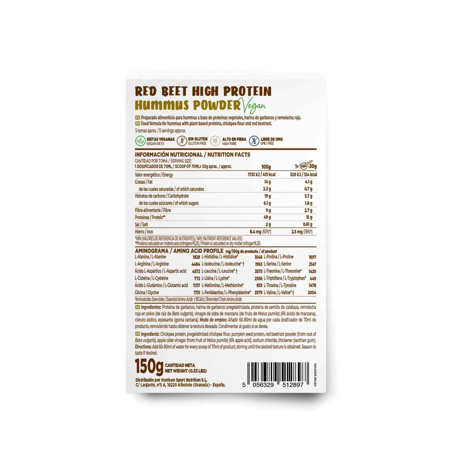 PROTEIN HUMMUS POWDER