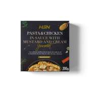 GOURMET READY MEAL PASTA WITH CHICKEN IN MUSTARD AND CREAM SAUCE - 395g