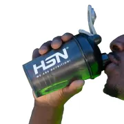 SHAKER HSN WE ARE NUTRITION! BLENDER BALL 400ml GREY AND BLACK