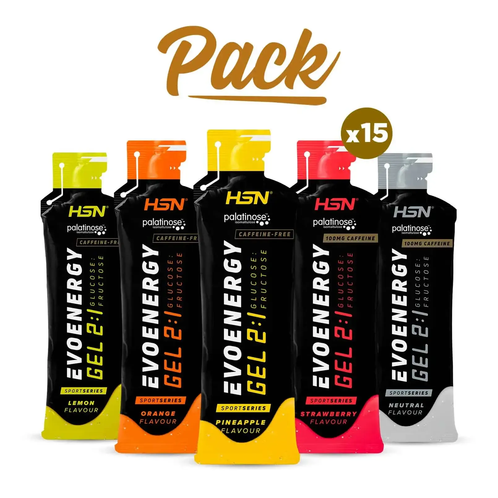 EVOENERGY GEL x15 - SAMPLING PACK