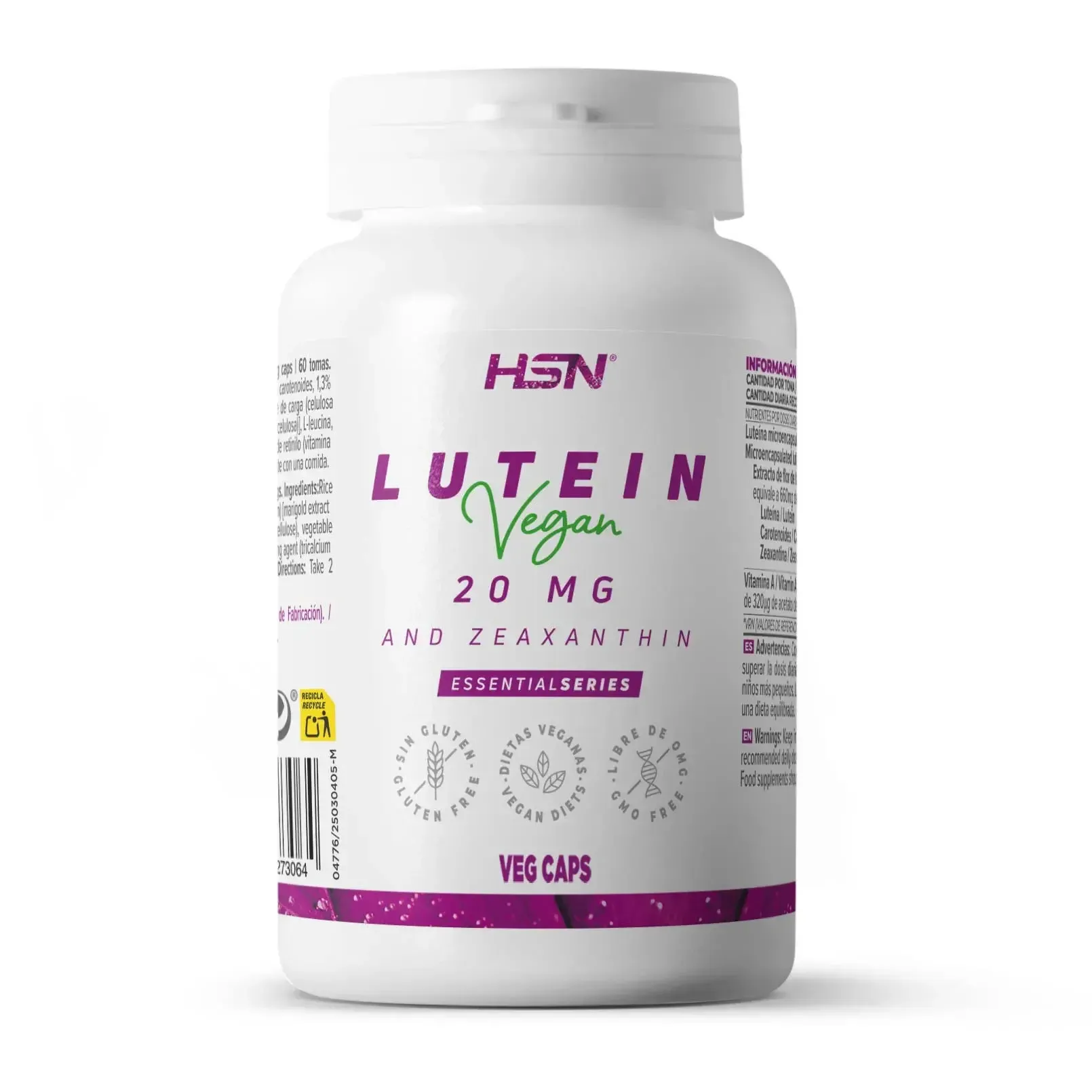 LUTEIN + ZEAXANTHIN 20mg/1mg