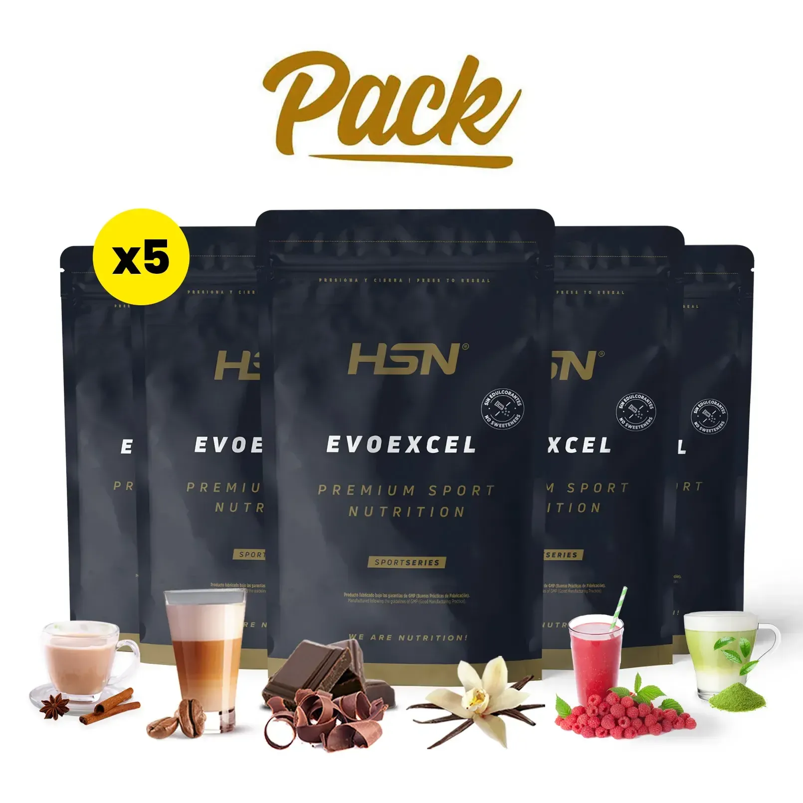 EVOEXCEL WITHOUT SWEETENERS (WHEY PROTEIN ISOLATE + CONCENTRATE) - TASTING PACK