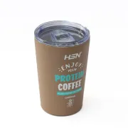 THERMAL COFFEE MUG 300ml BROWN