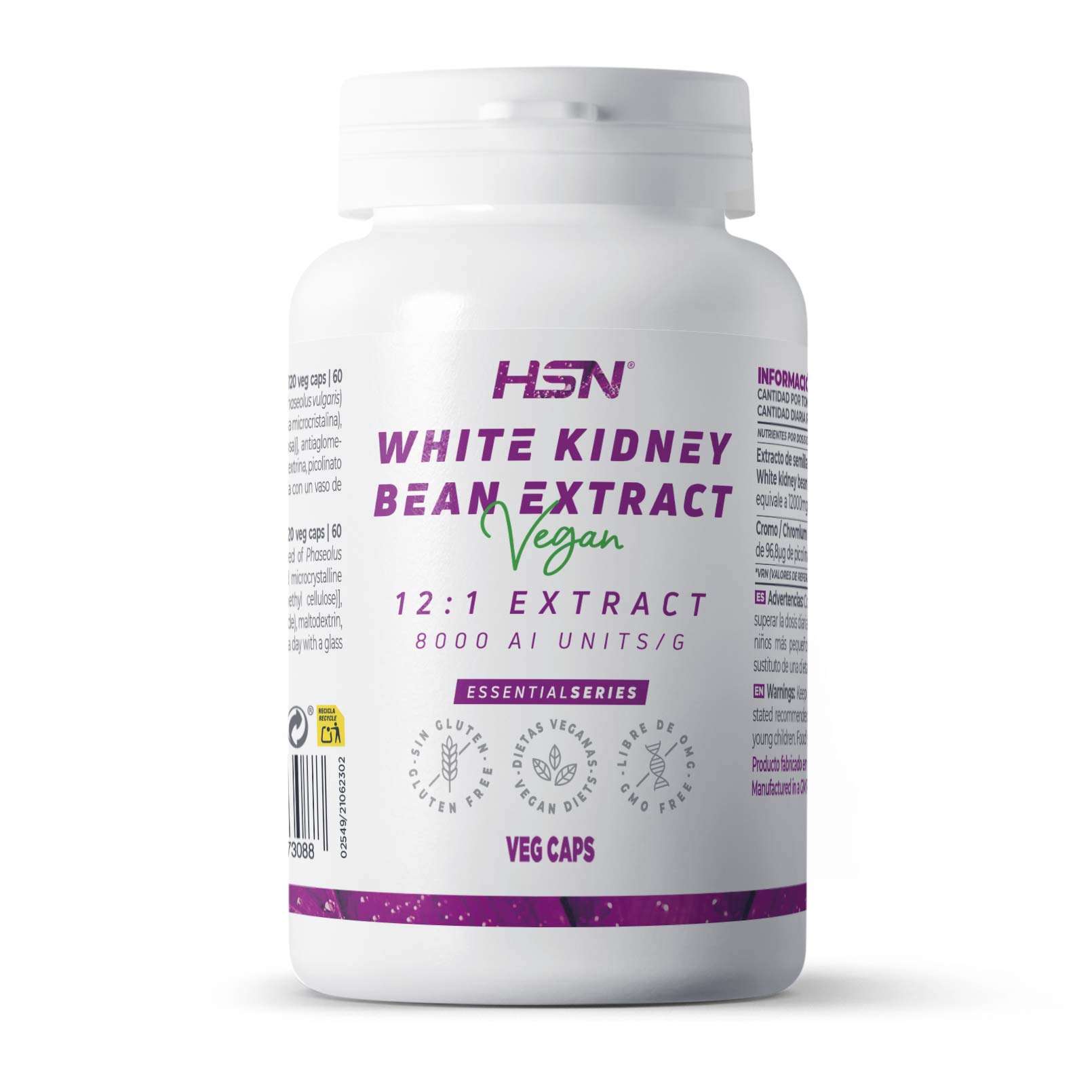 WHITE KIDNEY BEAN EXTRACT (12:1) 500mg