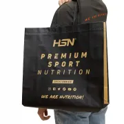 BOLSA HSN NEGRA DORADA