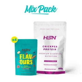 PROTEÍNA DE GARBANZO + SABORIZANTES - MIX PACK