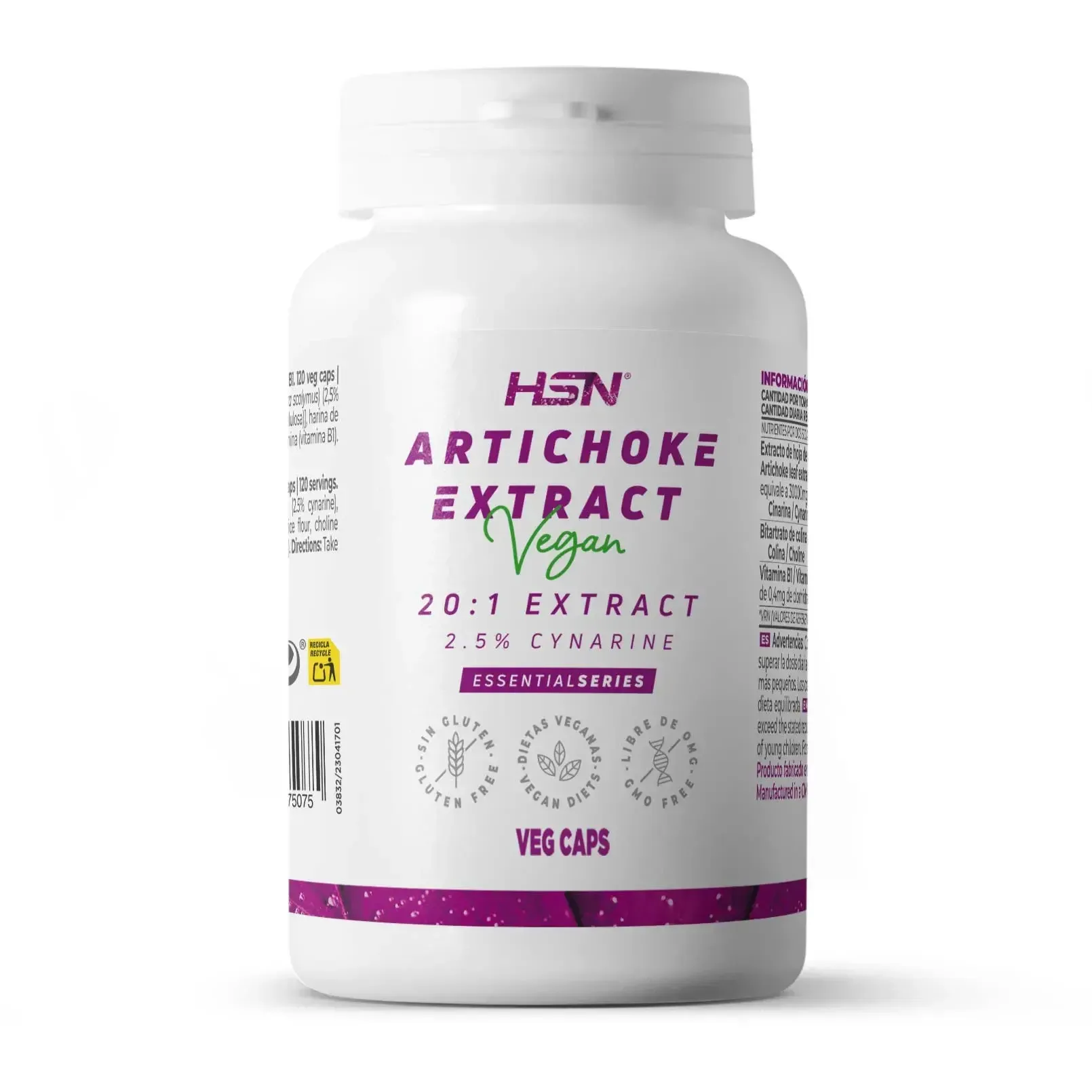 EXTRACTO DE ALCACHOFA (20:1) 500mg