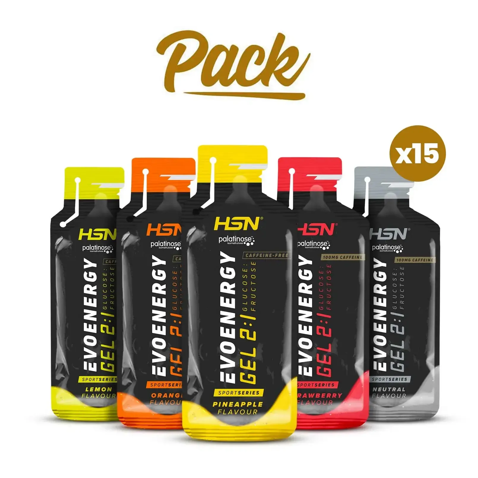EVOENERGY GEL x15 - PACK DEGUSTACIÓN