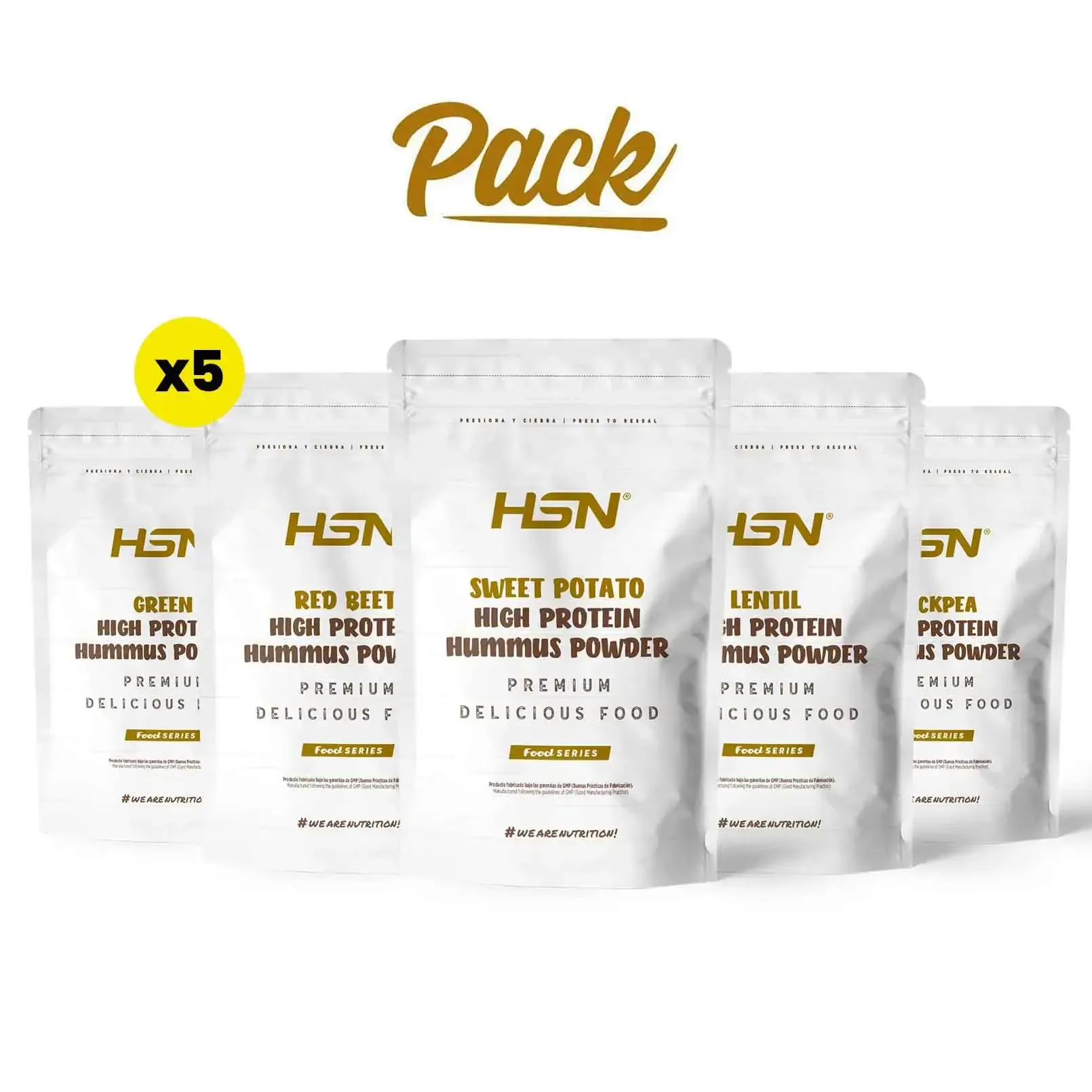 HUMMUS PROTEICO EN POLVO - PACK DEGUSTACIÓN