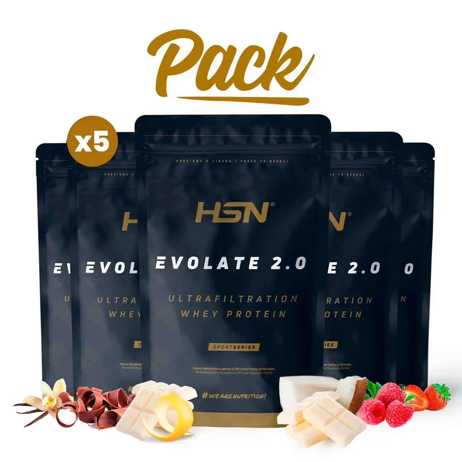 EVOLATE 2.0 (WHEY ISOLATE CFM) - PACK DEGUSTACIÓN