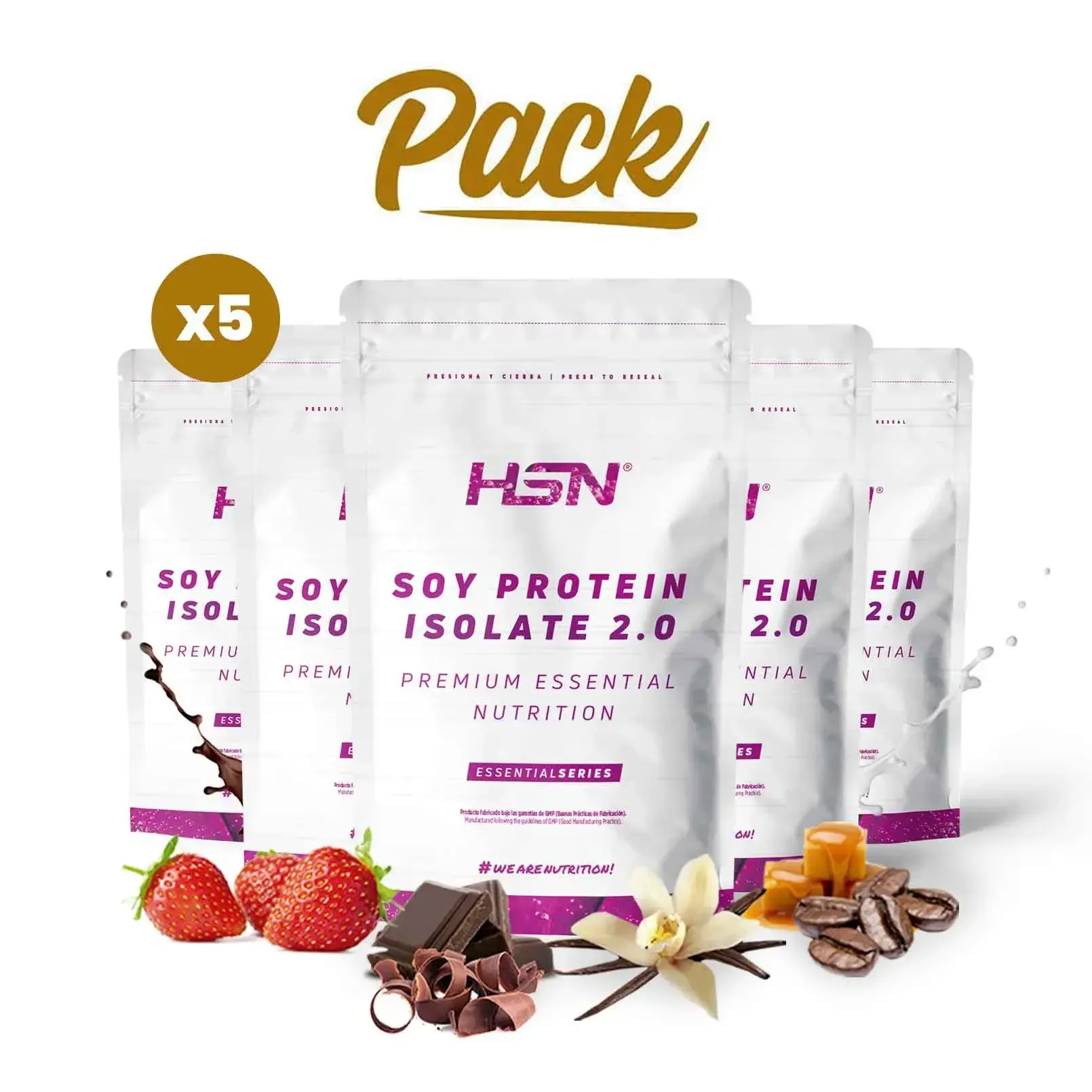 PROTEÍNA DE SOJA AISLADA 2.0 - PACK DEGUSTACIÓN
