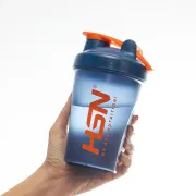 SHAKER HSN WE ARE NUTRITION! BOLA MISTURADORA 400ml AZUL MARINHO E LARANJA