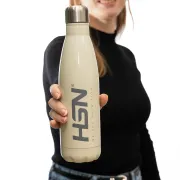 GARRAFA HSN WE ARE NUTRITION! AÇO INOXIDÁVEL 550ml CREME