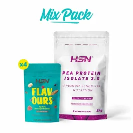 PROTEÍNA DE ERVILHA ISOLADA 2.0 + AROMATIZANTES - MIX PACK