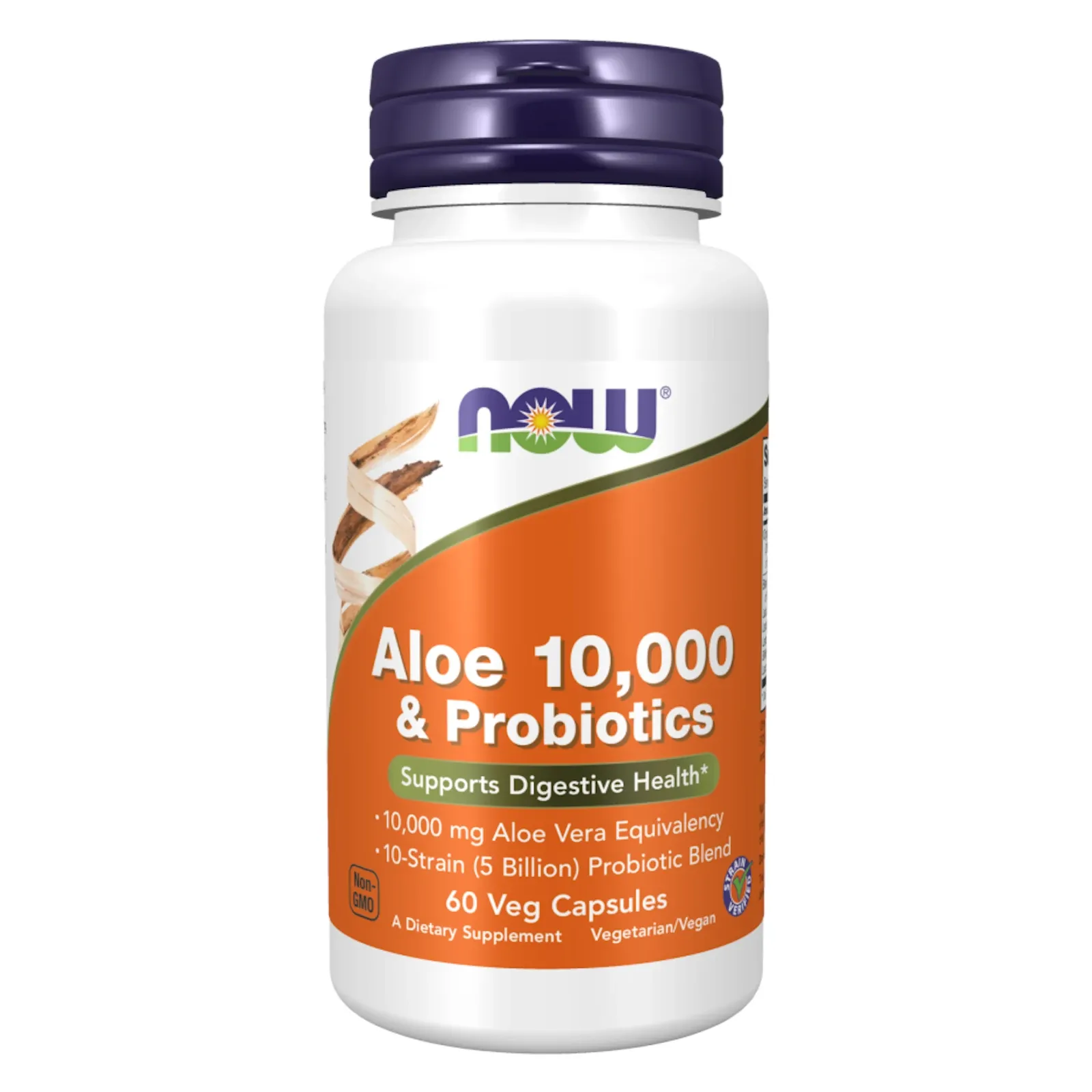 ALOE VERA 10.000 & PROBIÓTICOS - 60 veg caps