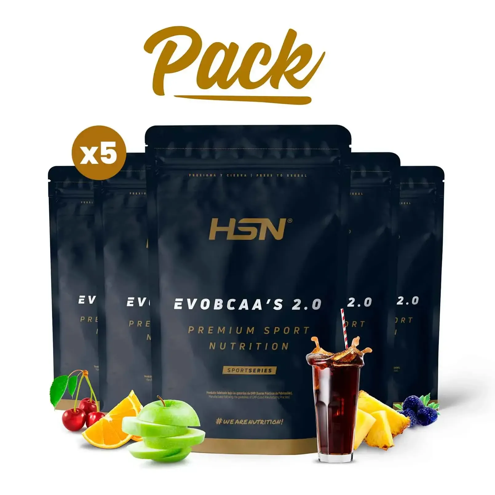 EVOBCAA'S 2.0 (BCAA'S 12:1:1 + GLUTAMINA) - PACK DEGUSTAÇÃO