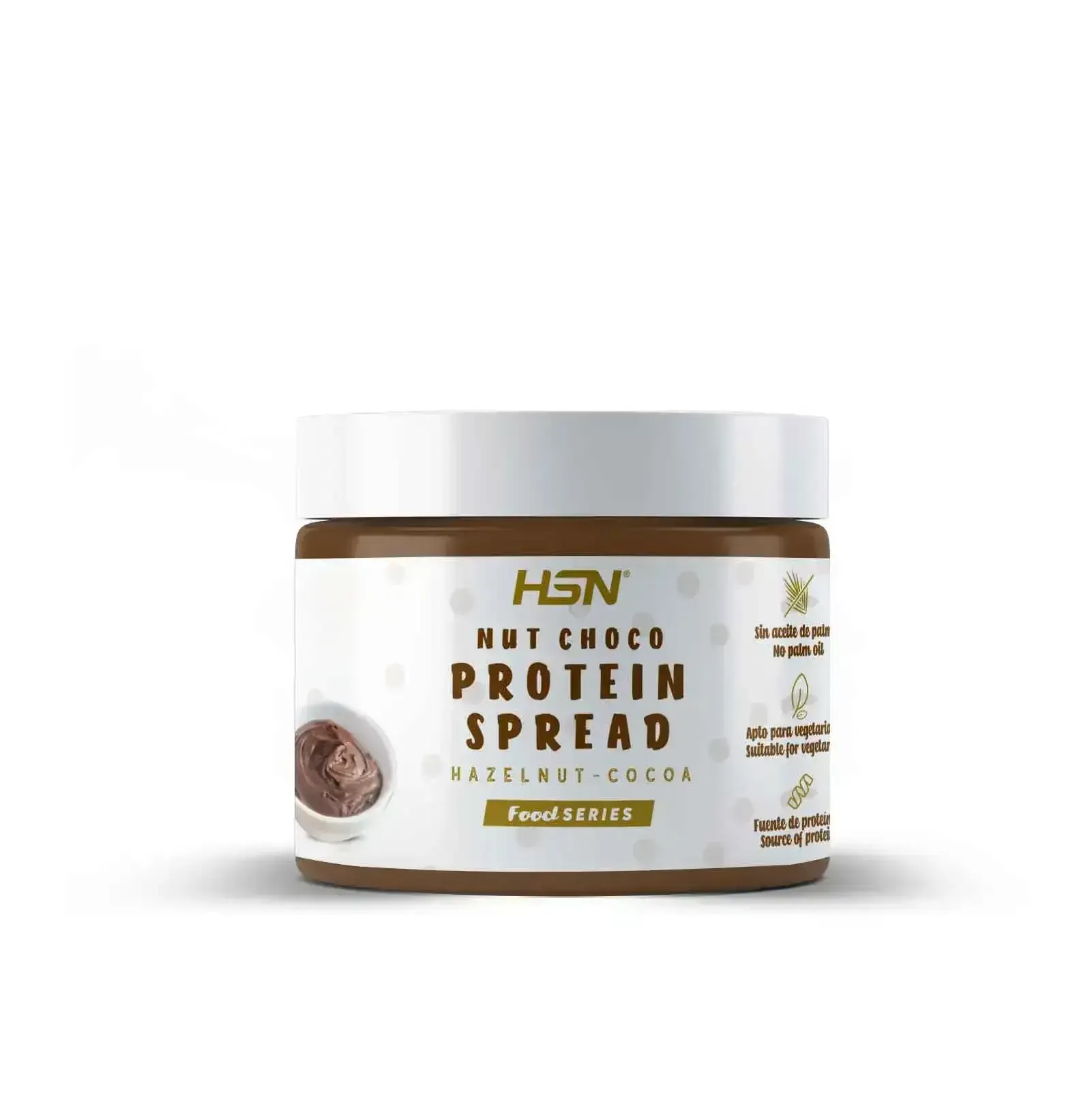 CREME HIPERPROTEICO DE CACAU E AVELÃS BAIXO EM AÇÚCAR