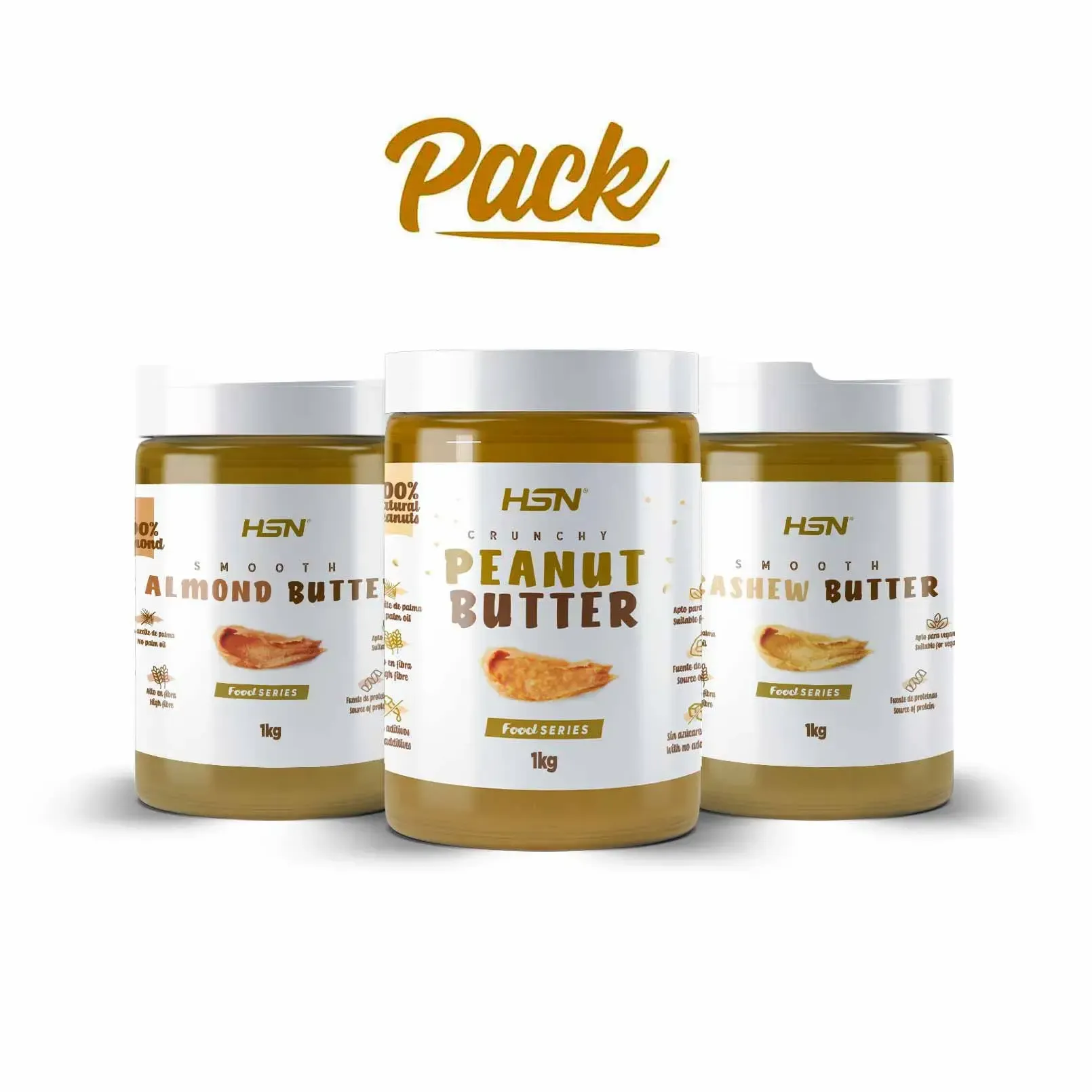 CREMES DE FRUTOS SECOS 1Kg - PACK DEGUSTAÇÃO