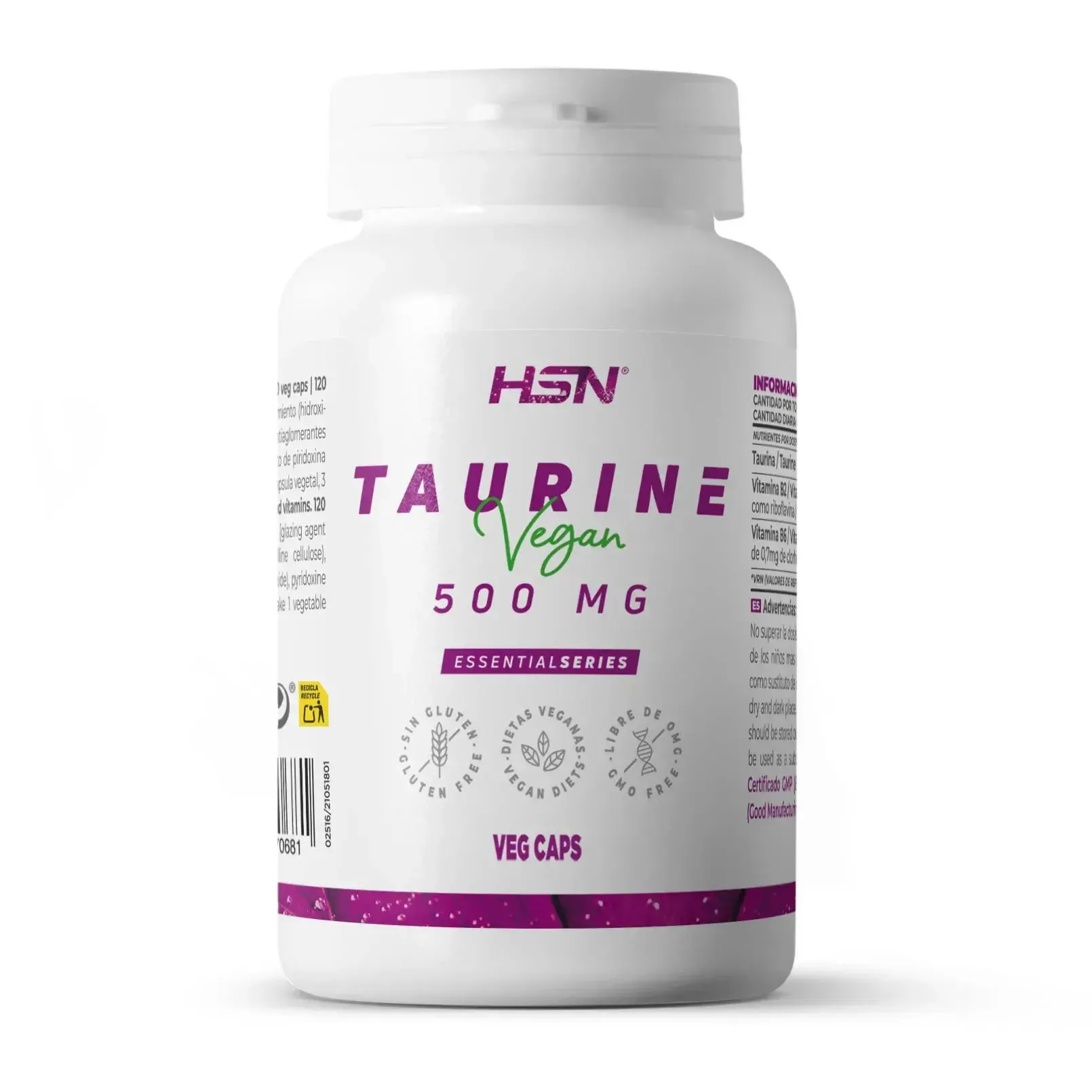 L-TAURINA 500mg