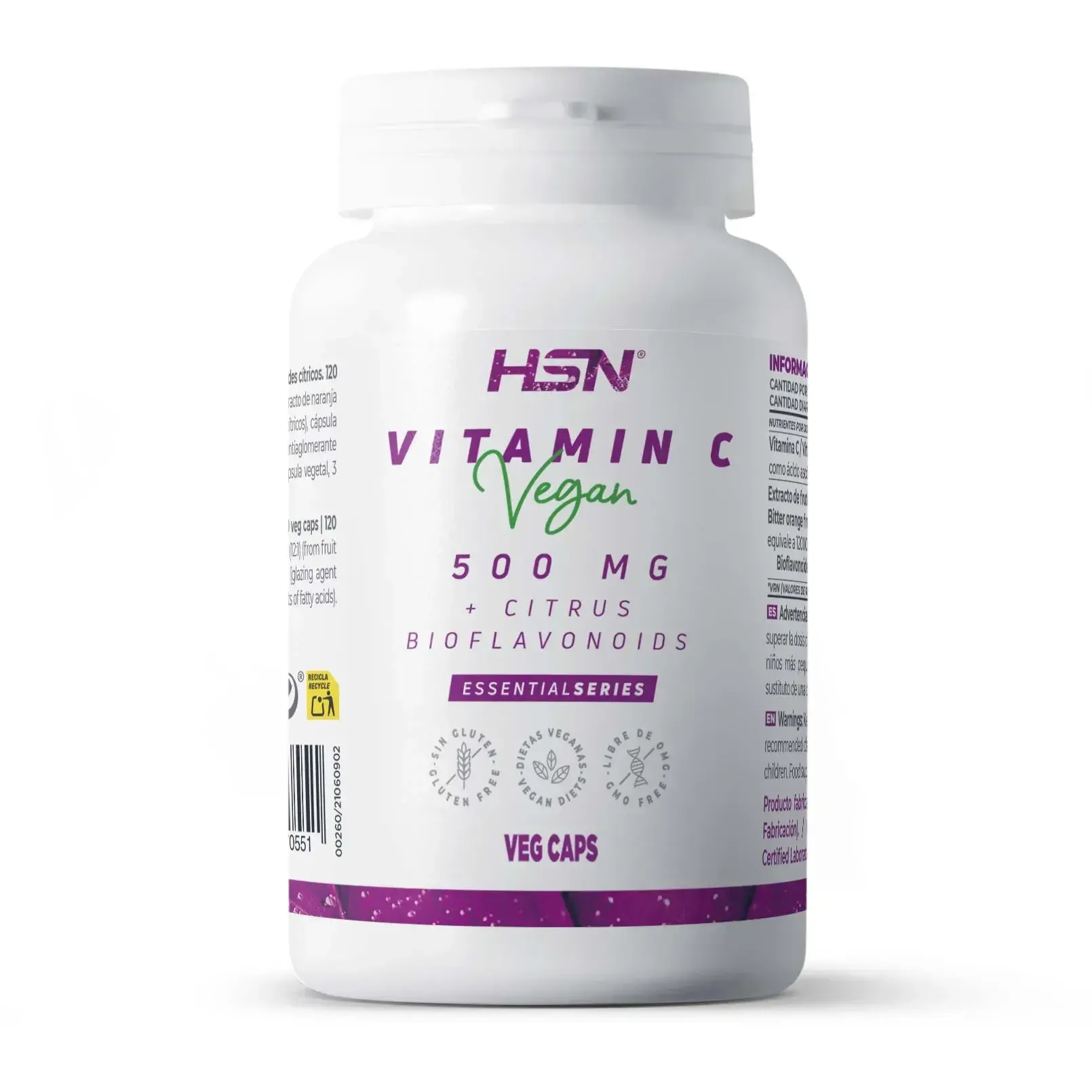 VITAMINA C 500mg + BIOFLAVONOIDES CÍTRICOS