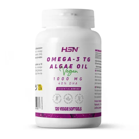 OMEGA-3 VEGANO ACEITE DE ALGAS 1000mg - 120 perlas vegetales