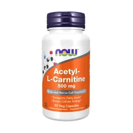 acetil l carnitina hsn Acetil L-Carnitina 500mg de Now Foods - Veg Caps