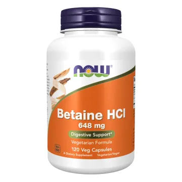 BETAÍNA HCl 648mg - 120 veg caps //2938