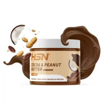 CREMA DE CACAO Y CACAHUETE CON COCO