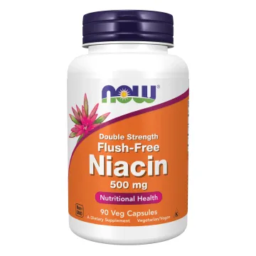 NIACINA (VITAMINA B3) FLUSH-FREE 500mg - 90 veg caps //0498