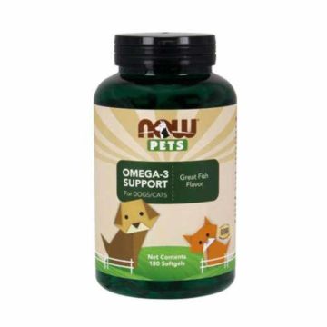 OMEGA-3 SUPPORT PARA PERROS/GATOS - 180 perlas //4315//OFF