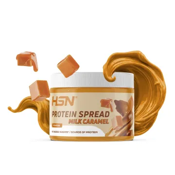 Crema proteica de dulce de leche