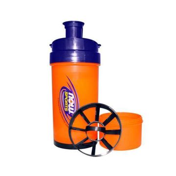 SHAKER NOW SPORTS 3 EN 1 700ml NARANJA-AZUL // 8983