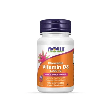 VITAMINA D3 1000UI - 180 tabletas masticables