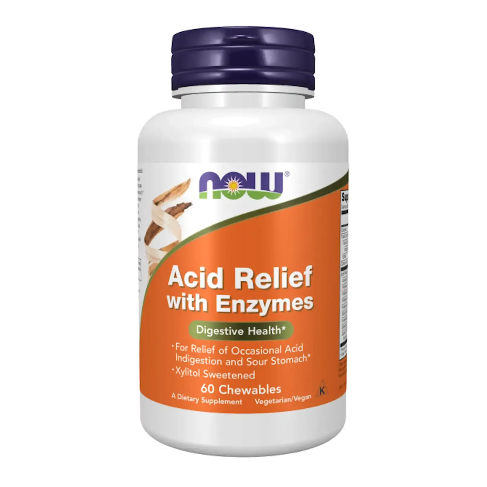 ACID RELIEF CON ENZIMAS - 60 tabletas masticables //2983