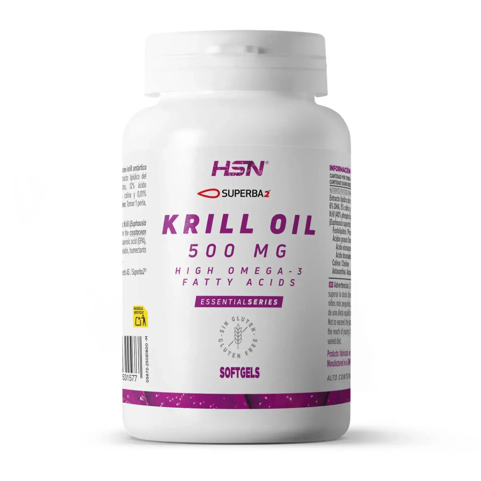 ACEITE DE KRILL 500mg (Superba2®)
