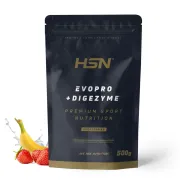 EVOPRO (MIX PROTÉINES PREMIUM) + DIGEZYME® 500g FRAISE BANANE